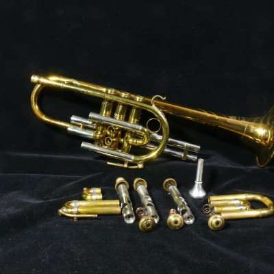 York National Cornet Cool Horn Serviced and ready to play Jazz Mouthpiece case image 5