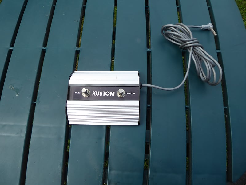 Kustom Vintage 1970's Kustom Amplifier Two Button (Tremolo, Reverb) Footswitch! '70s image 1