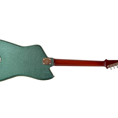Fab Guitars TTop Cadillac Coupé Guitar  2022 Blonde Tolex top / Britsh Racing Green back image 2