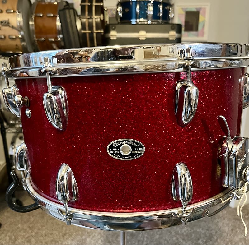 Slingerland Deluxe Concert King(Model no. 20A) 197- - Red | Reverb