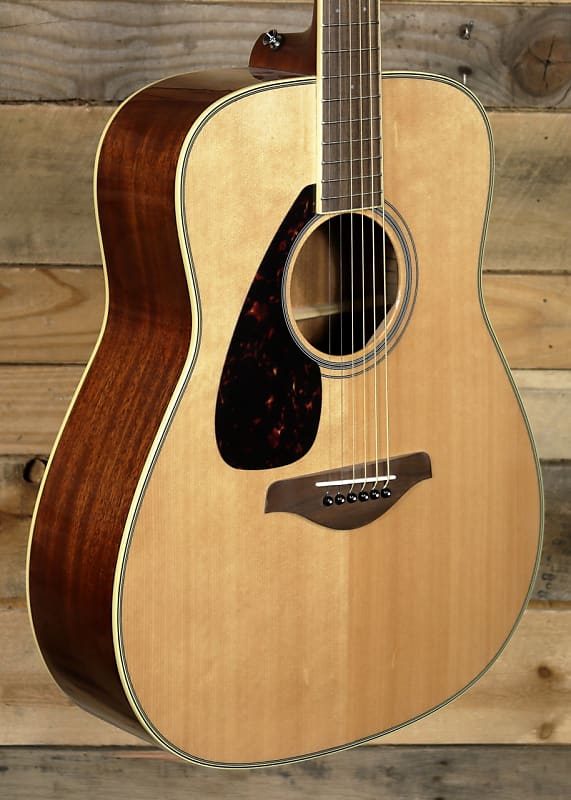 Yamaha FG820L Left Handed Acoustic Guitar Natural image 1