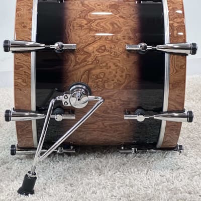 Sonor 18/12/14" SQ2 Medium Beech Drum Set - High Gloss Brown Walnut Burst image 10