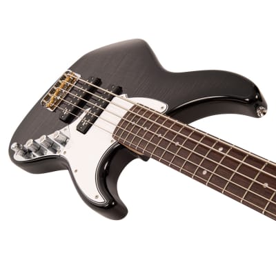 Fret-King Perception Custom 5 String Bass ~ Blackburst image 8