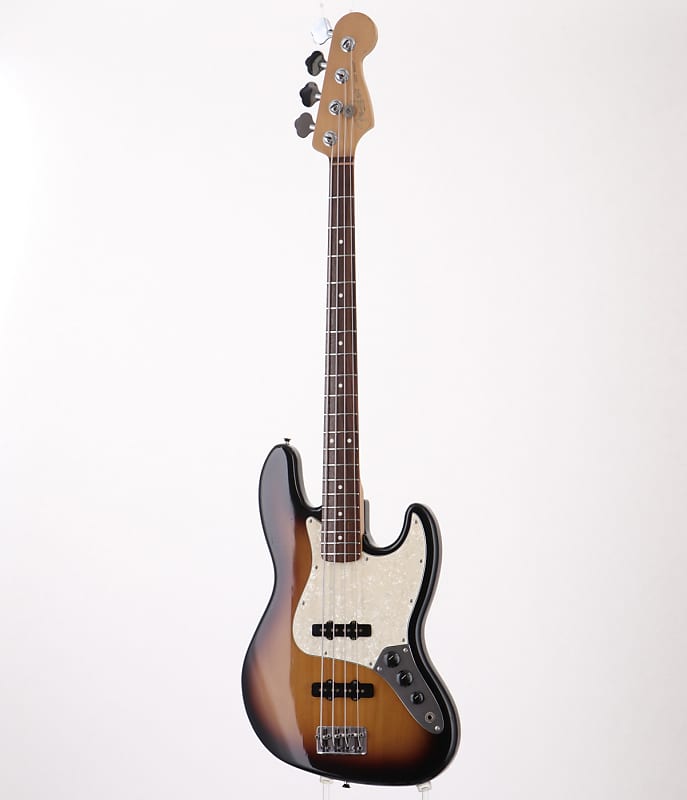ベース Fender American (Standard) Jazz Bass '03 2003 Fender Standard Jazz Bass Black Rosewood - Willcutt Guitars