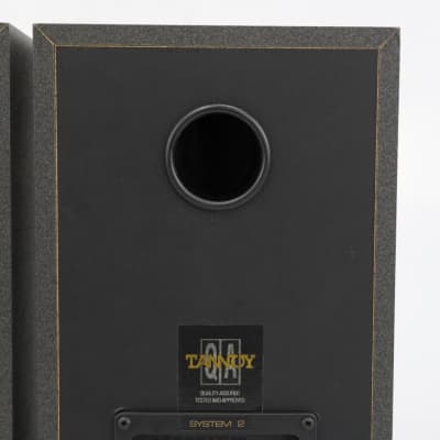 Tannoy System 2 Passive Studio Bookshelf Monitor Speakers w/ Cables #54670 image 14