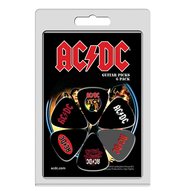 Perri's 6 Variety Guitar Pick Pack ~ AC/DC1 | Reverb