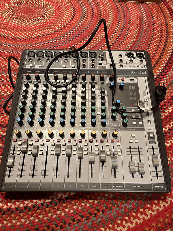 【美品】Soundcraft Signature 12 multi track Soundcraft Signature 12 MTK USB Interface+Analog 12 Channel Multi