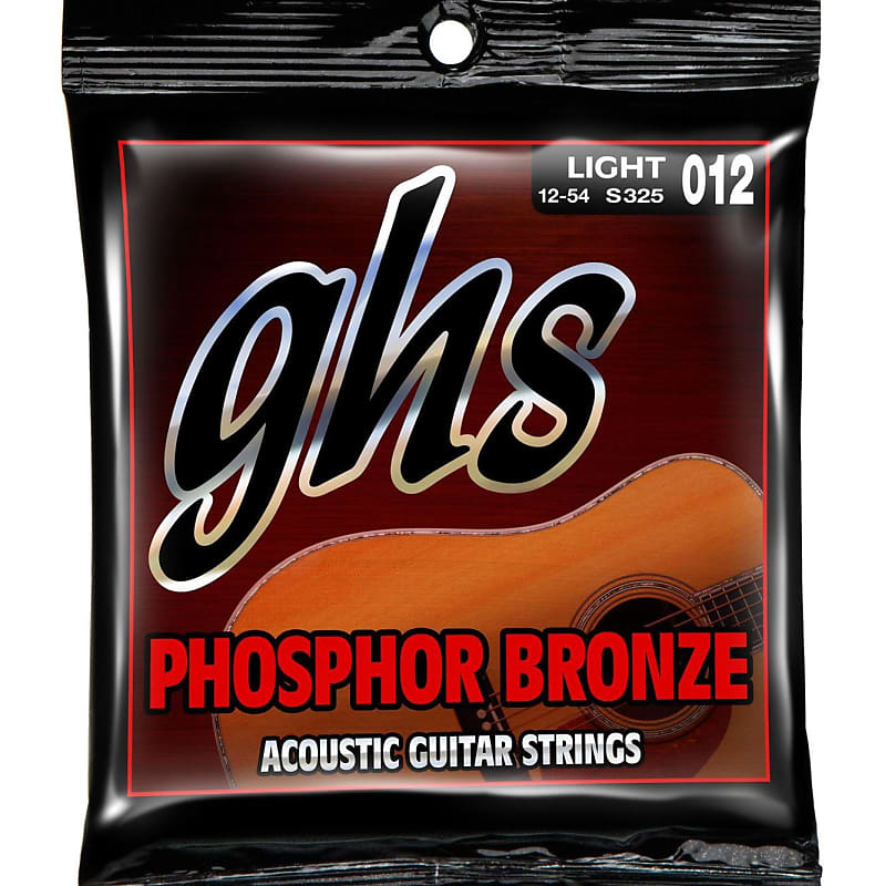 GHS Phosphor Bronze Acoustic Guitar Strings 12-54 image 1