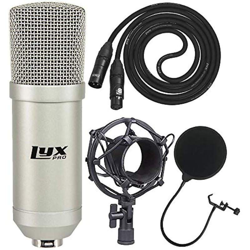 Condenser Microphone For Studio, Vocals, Instruments, Reverb