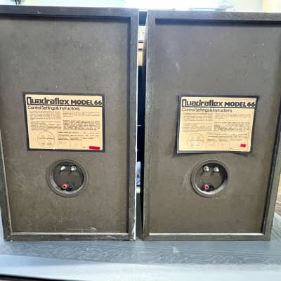 Vintage Quadraflex Model 66 3-Way Floor Speakers image 7