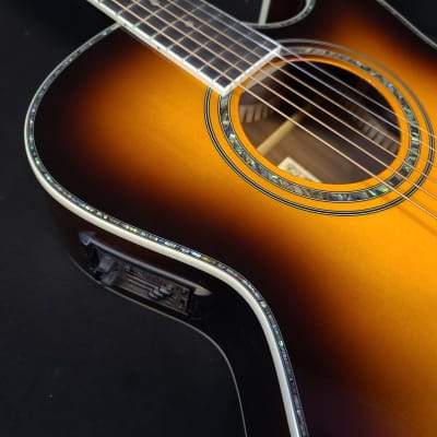 2021 Ibanez JSA20-VB Joe Satriani Signature Acoustic Electric Guitar w/ Gig Bag image 10