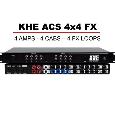KHE Audio | ASX 8 | Guitar Amplifier Speaker Cabinet Switcher