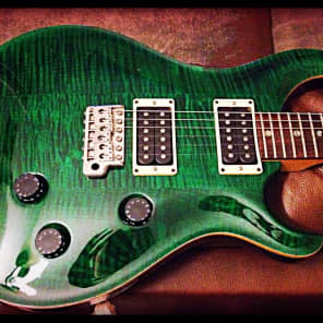 PRS CE24 with rare 3-piece Ten Top - Emerald Green image 3