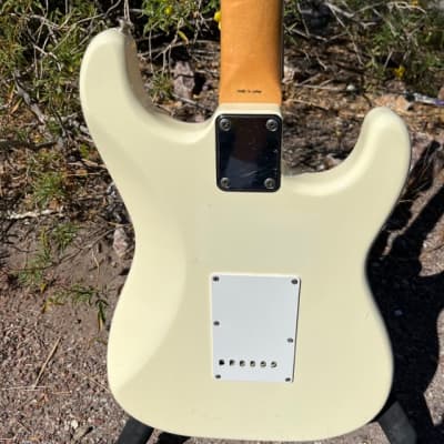 Immagine Fender Stratocaster Left Handed Olympic White Electric Guitar Japan MIJ Lefty - 14