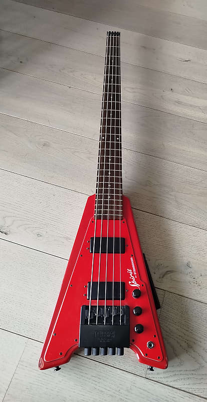Steinberger Spirit XP-25 5 String Headless - Red | Reverb