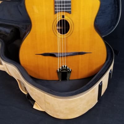 Gitane DG-255 Oval Hole 14 Fret Neck Joint Professional Gypsy Jazz Guitar, w/Gig Bag 2023 image 3