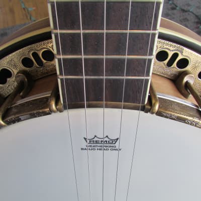 Washburn B120K 5-String Banjo Natural Distressed image 7
