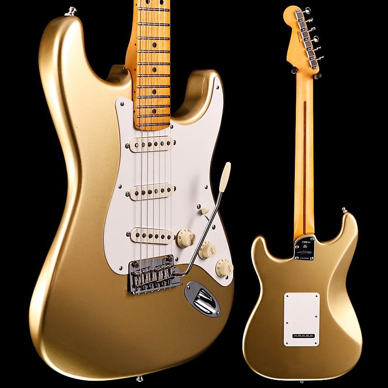 Fender LTD Lincoln Brewster Stratocaster, Maple Fb, Aztec Gold 8lbs 3.9oz image 1