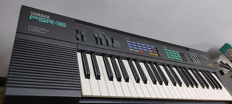 YAMAHA PSR-16, 1988, FM sounds, FM edit, 1 USER rhythm | Reverb YAMAHA PSR-16, 1988, FM sounds, FM edit, 1 USER rhythm | Reverb