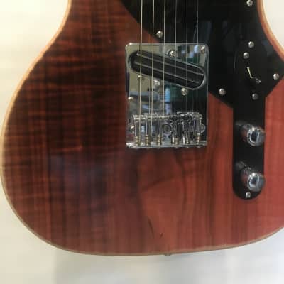 Bluescaster Double Bender B/G Guitar 2020 Red Stain/Shou-sugi-ban finish: McGill Custom Guitars image 6