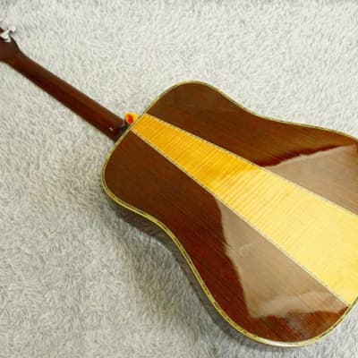 Vintage 1970's made Japan vintage Acoustic Guitar Westone W-40 Jacaranda body Made in Japan image 23