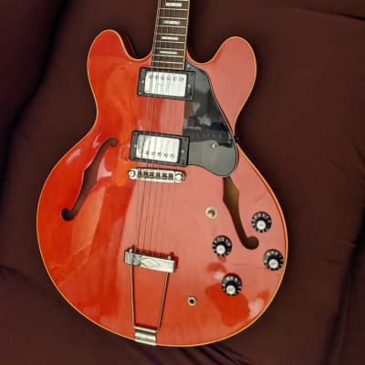 1974 R.K. Herby ES-335 Cherry Red w/ OHSC | Roland + Kasuga, R.K. Herby, Heerby, Japan Vintage, Maxon U1000, Extremely RARE ! for sale