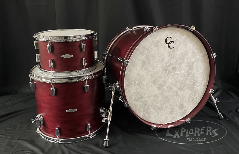 C&C Custom Gladstone Cherry Cola ProBeat Drum Kit | Reverb