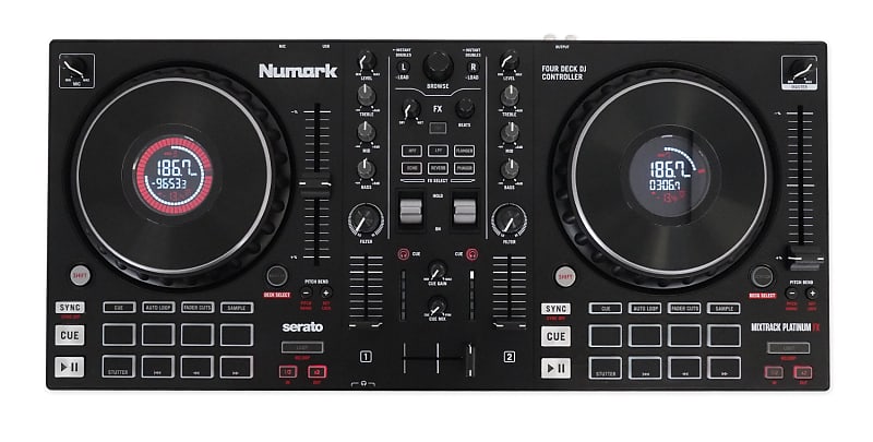 Numark Mixtrack Platinum FX 4-Deck Serato DJ Controller w/Jog | Reverb