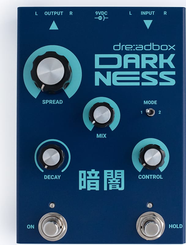 Dreadbox Darkness Stereo Reverb Effect for Guitars and Synthesizers image 1