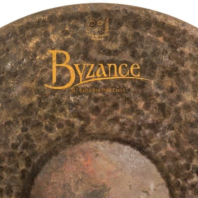 Meinl Byzance Extra Dry Thin Crash Cymbal 16 image 4