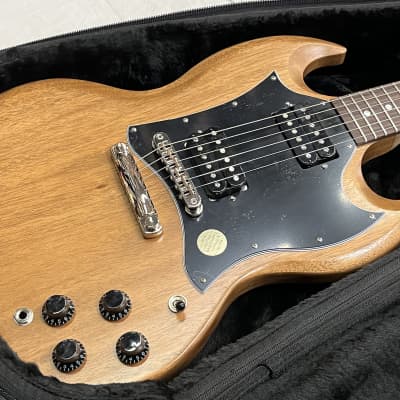 Gibson SG Standard Tribute 2022 - Natural Walnut Satin New Unplayed Auth Dealer 6lbs7oz #181 image 3