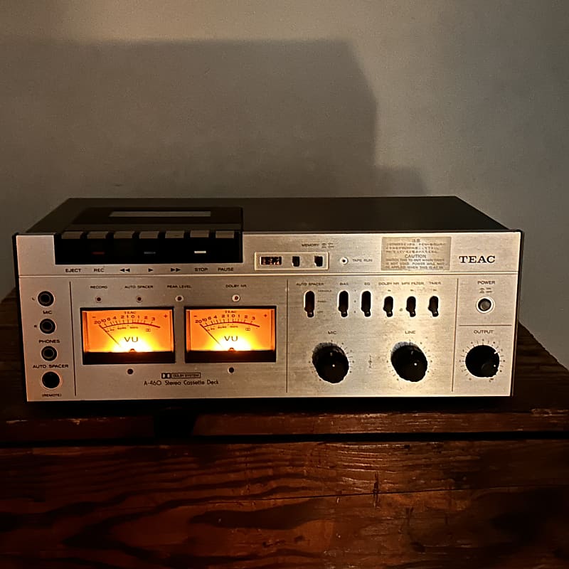 TEAC A-460 1970's Vintage Cassette deck top loading | Reverb