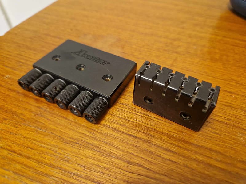 Ibanez Axstar headless guitar string holders black Reverb