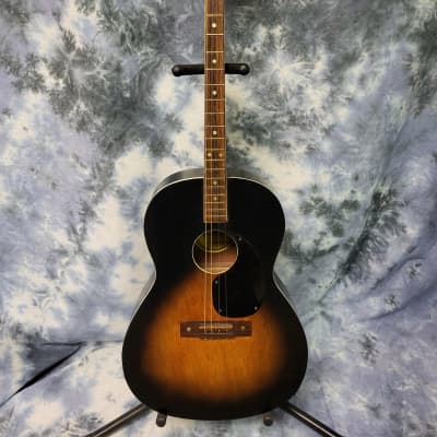 Kent 1964 Vintage RARE Guyatone Kent Tenor Acoustic Parlor Guitar F-iT Pro Setup Original Vinyl Gigbag image 1
