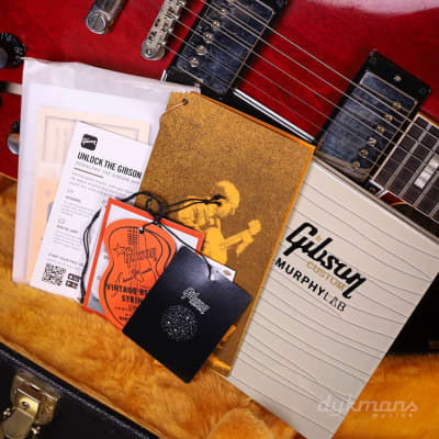 Gibson Custom Shop Murphy Lab '64 ES-335 Reissue Light Aged Sixties Cherry image 20