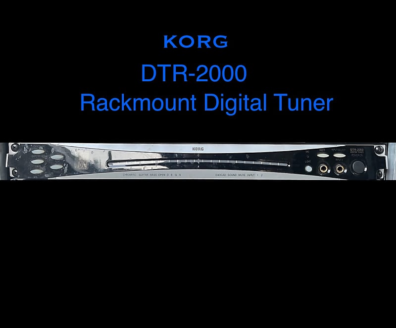 KORG DTR-2000 (2008 to 2012) - Rack Mount Silver Digital | Reverb