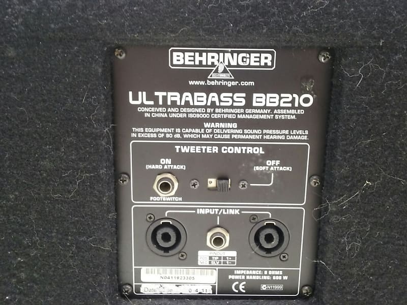 Behringer BB210 | Reverb