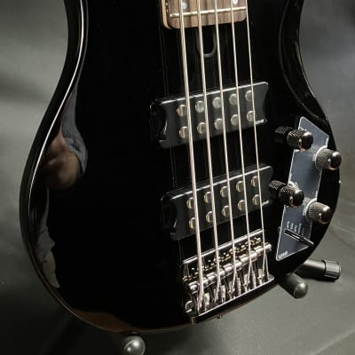 Yamaha TRBX305BL 5-String Electric Bass Guitar Gloss Black Finish image 6