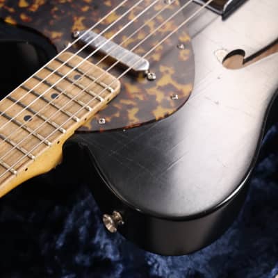Berly Guitars Thinline T-Style Black Used image 8