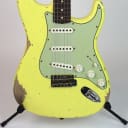 Fender Custom Shop '63 Strat Heavy Relic Faded Graffiti Yellow