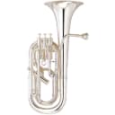 Yamaha Professional Bb/F Baritone Horn, Silver-Plated - YBH-621S