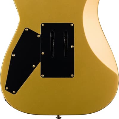 ESP LTD Mirage Deluxe 87 Electric Guitar, Metallic Gold image 4