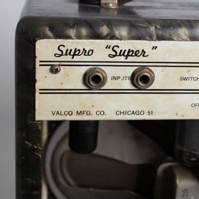 Supro  Super Model 1606 Tube Amplifier (1958), ser. #X85494. image 7