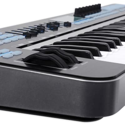 Samson Graphite 49-Key USB MIDI DJ Keyboard Controller w/Fader/Pads+Stand+Throne image 3