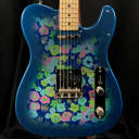 Used Fender Classic 69 Telecaster Maple Blue Flower w/changed Pickups w/bag TSU4929