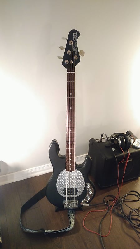 Ernie Ball Music Man S.U.B Bass Black | Reverb