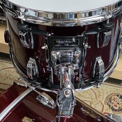 Ludwig Legacy Maple Drums 3pc Shell Pack in Burgundy Sparkle 14x22 16x16 9x13 image 10