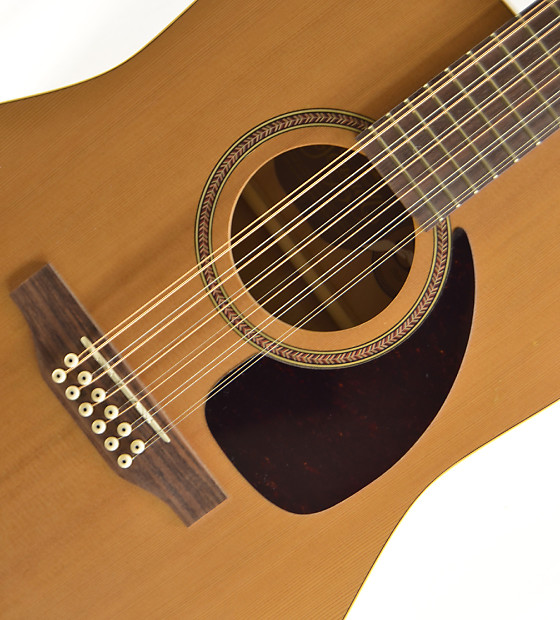 Seagull S12 12 String Cedar x Cherry Dreadnought Acoustic Guitar