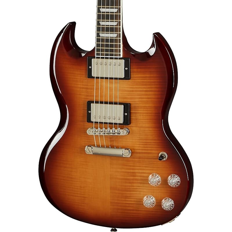 Epiphone SG Modern Figured Electric Guitar, Honeyburst