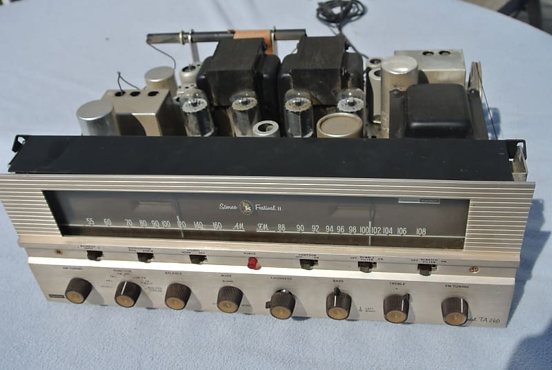 Pickup Mass - Vintage Harman Kardon Festival TA230 Stereo Tube Receiver Amp  			